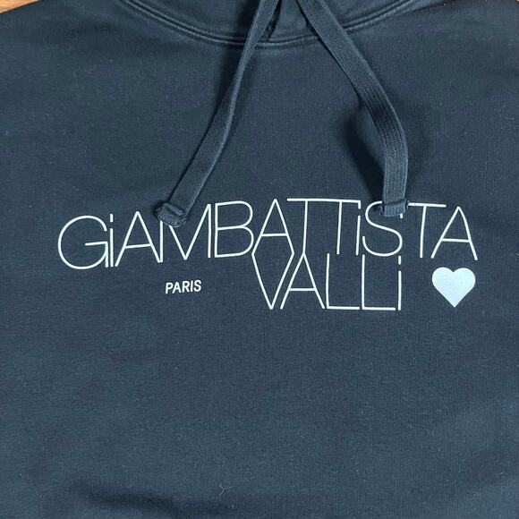 Giambattista Valli X HM Limited Edition Black Pullover Hoodie Men’s Sz L
